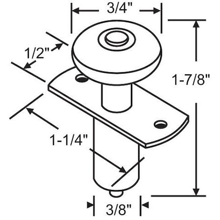 PLUNGER PIN 2 PER BAG